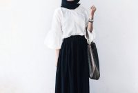 warna hijab untuk baju putih